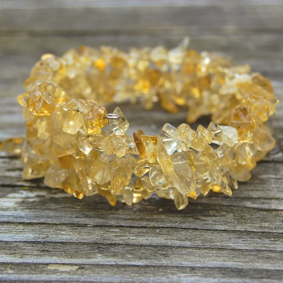 Citrine Chip Bracelet