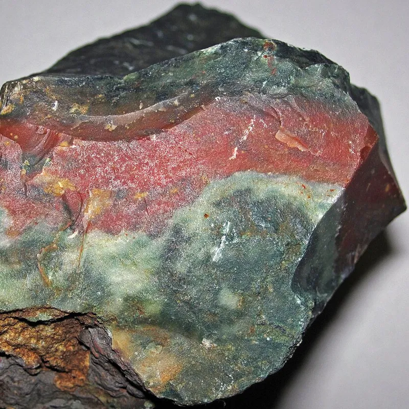 Bloodstone crystal