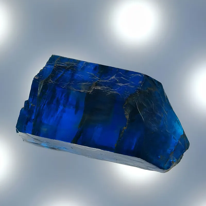 Blue Apatite crystal