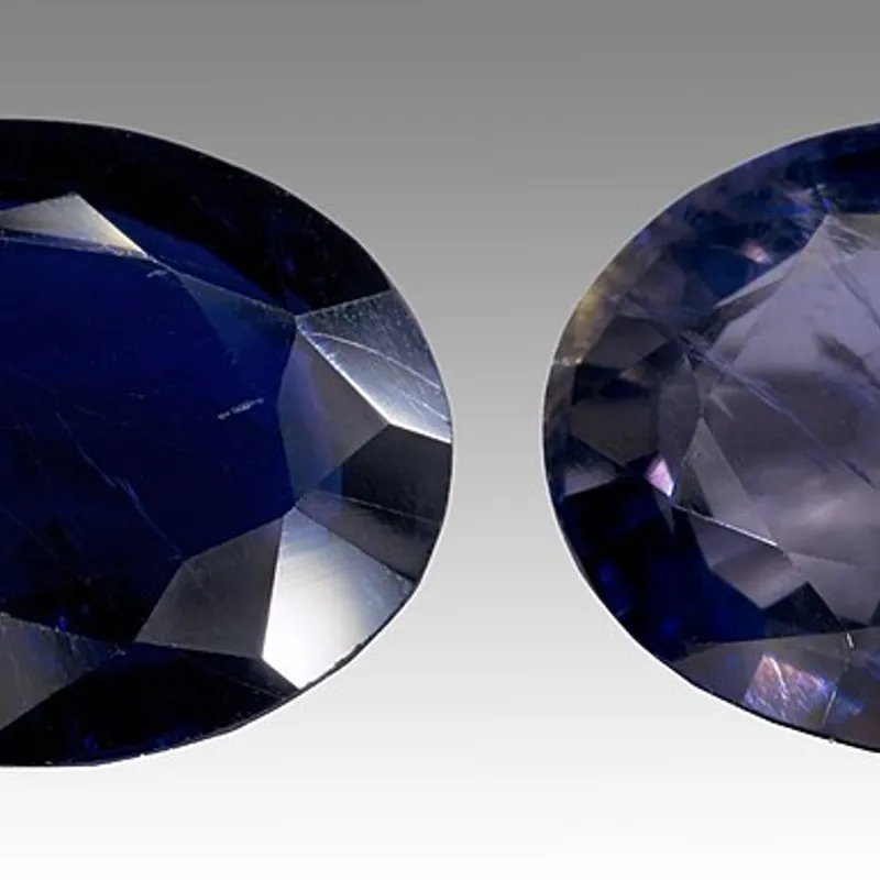 Iolite crystal