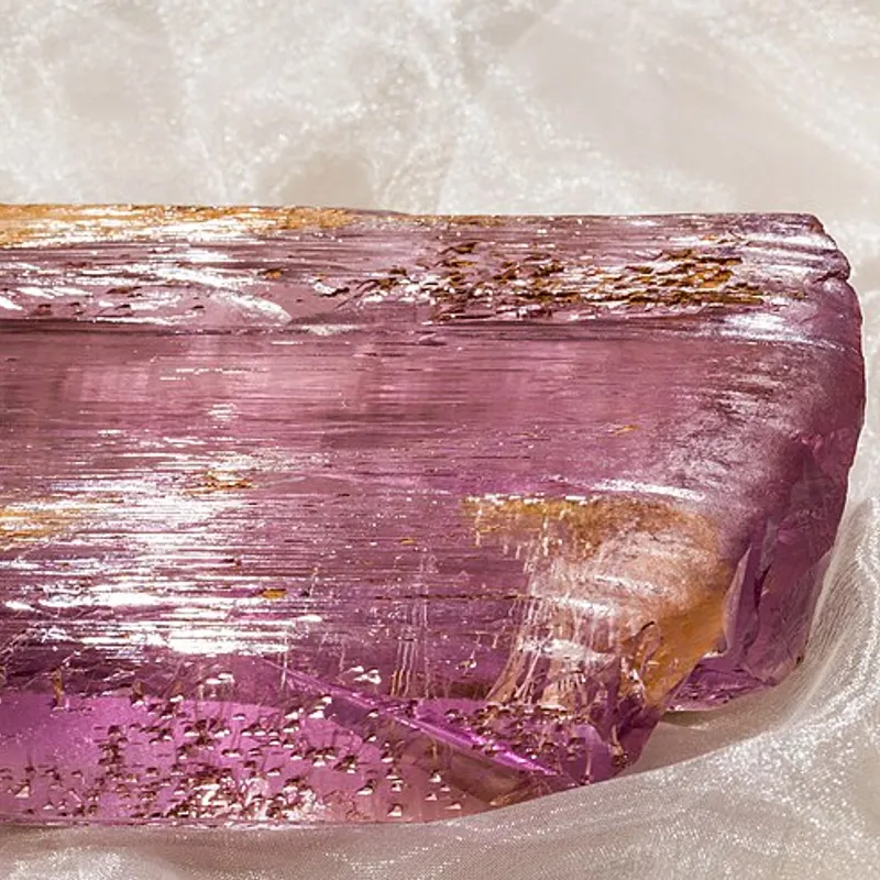 Kunzite crystal
