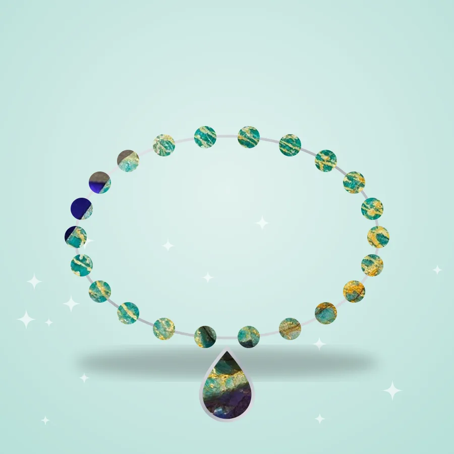 Amazonite Anklet
