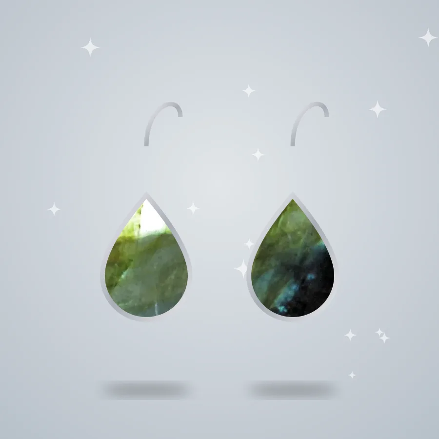 Labradorite Drop Earrings