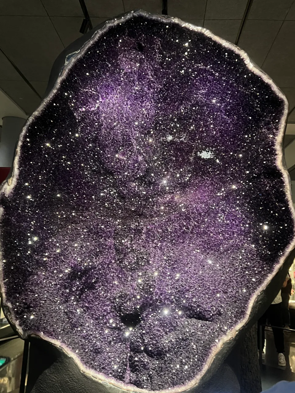 The Violet Hall, 6ft amethyst cathedral geode